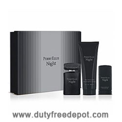 Perry Ellis Night Perfume Set for Men 100 ml  Eau de Toilette  90 ml + Aftershave 78g Deo Stick