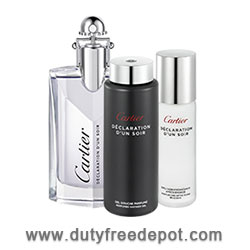 Cartier Declaration D'un Soir Eau De Toilette+ Shower Gel + After-Shave 100X2+30ML