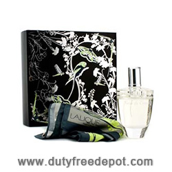 Lalique Fleur De Cristal 2012 Christmas Coffret (EDP 100ml, Scarf)