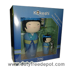 Kokeshi Tonka Set Of Miniature (8 ml) Key Ring Eau De Senteur (50 ml./1.7 oz.)