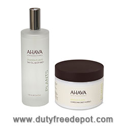 Ahava Spa Oil & Caressing Sorbet Kit  (500ml+350ml+10ml)