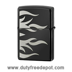 Zippo Ebony Flames