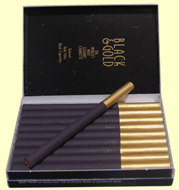 Special Price-6 Cartons of  100 Cigarettes Nat Sherman Black & Gold 