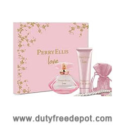 Perry Ellis Love 100ml  Eau de Parfum + 90ml Body Lotion + Pearl Bracelet