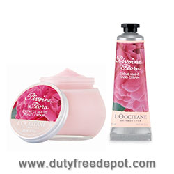 L'Occitane Peony Flora Beauty Cream + Hand Cream (100ML+30ML+10ML)