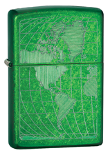 Zippo Meadow Green lighter (model: 24949)