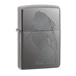 Zippo Black Ice Seductive Silhouette Lighter (model: 20762)