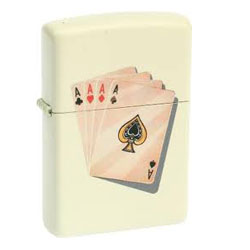 Zippo Cream Matte Lighter (model: 24795)