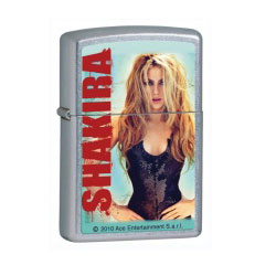 Zippo Shakira Pop Art Street Chrome Lighter (model: 28029)