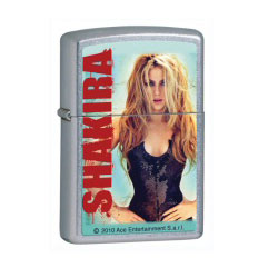 Zippo Shakira Pop Art Street Chrome Lighter (model: 28029)